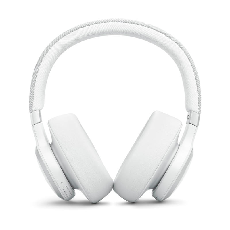 JBL LIVE 770NC Wireless Over-Ear Headphones with True Adaptive Noise Cancelling - White